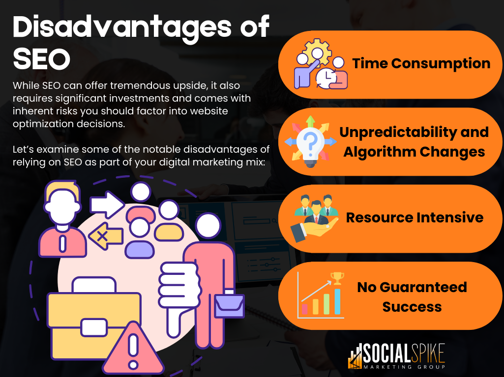 Disadvantages-of-SEO Search Engine Optimization disadvantages