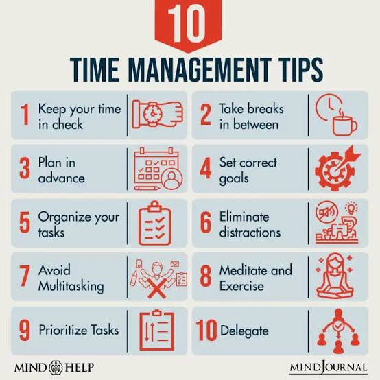 tips for time management